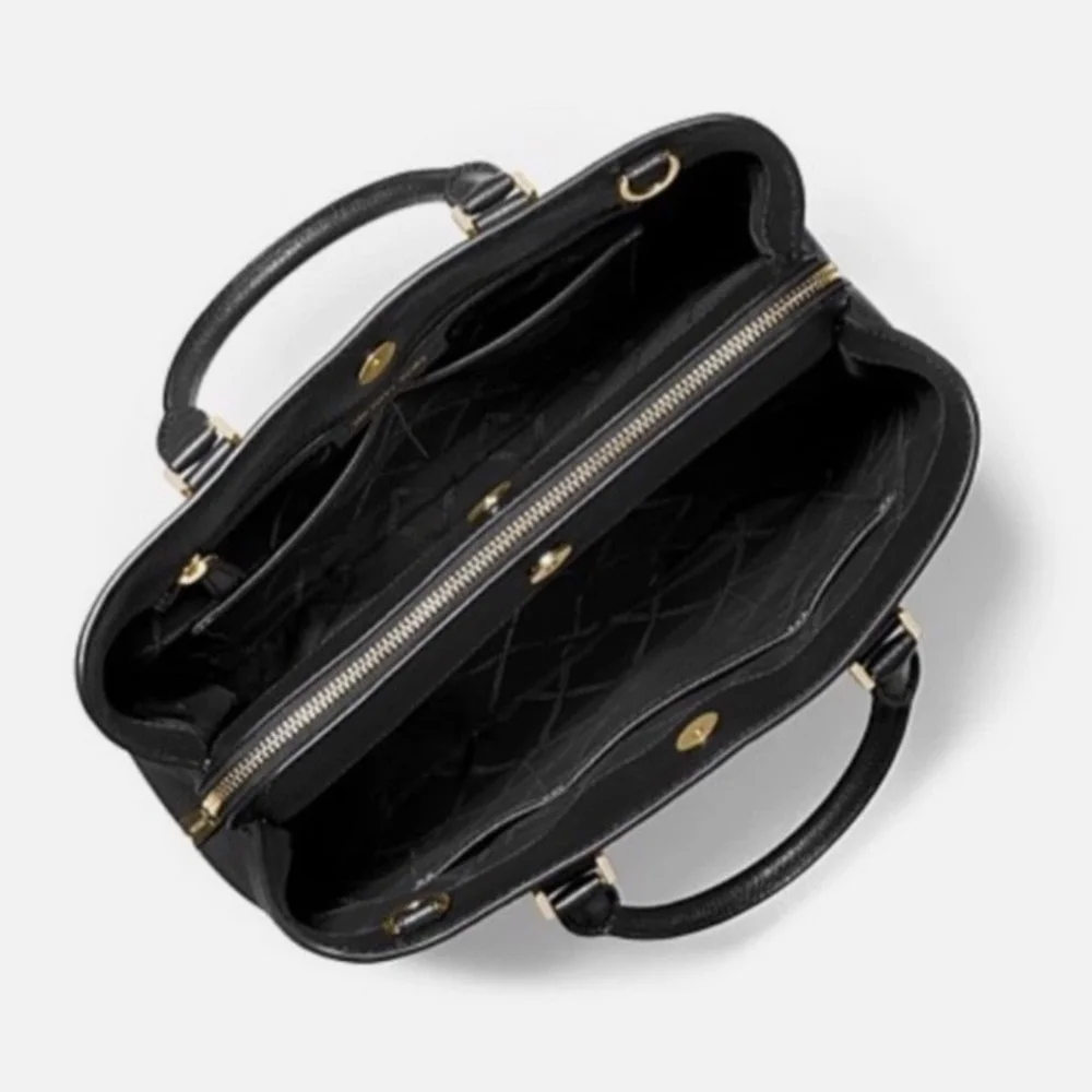 Michael Kors Black Leather Shoulder Bag